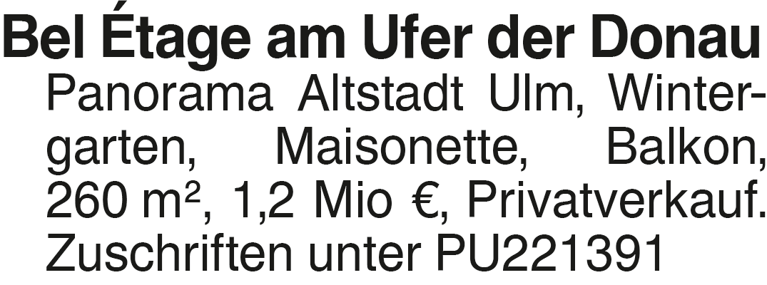 Vorschaubild der Anzeige, (Id: 2032582)