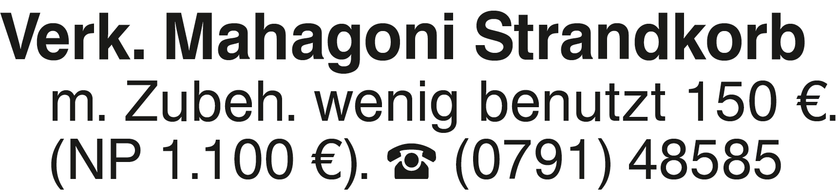 Vorschaubild der Anzeige, (Id: 2036325)
