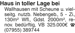 Vorschaubild der Anzeige, (Id: 2038870)