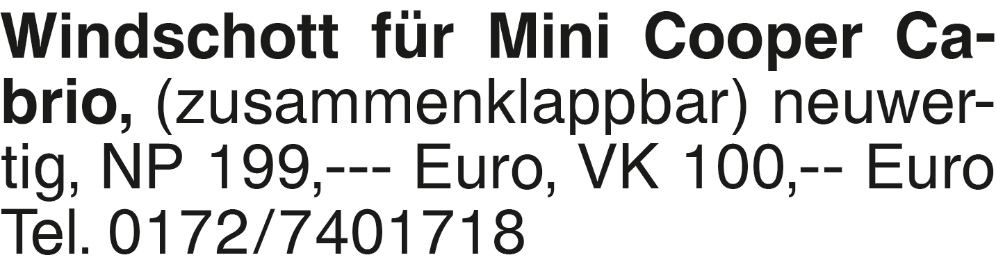 Vorschaubild der Anzeige, (Id: 2045550)