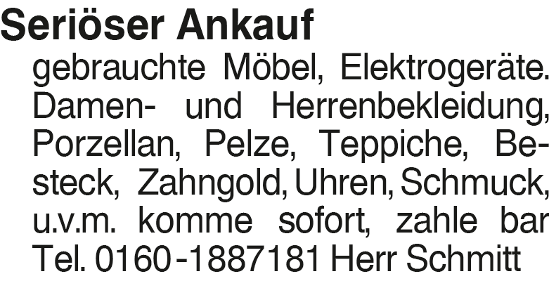 Vorschaubild der Anzeige, (Id: 2048203)