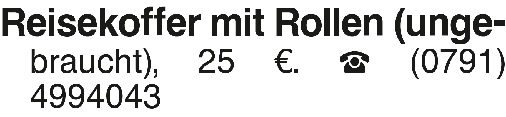 Vorschaubild der Anzeige, (Id: 2050806)