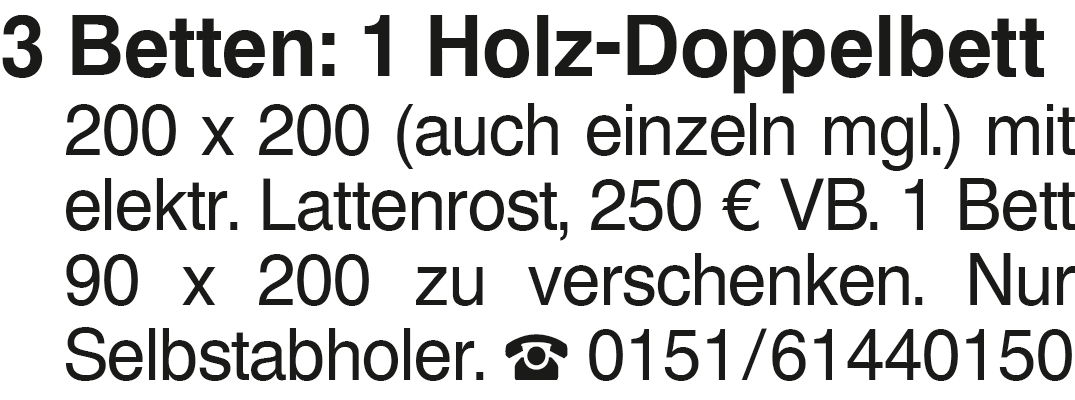 Vorschaubild der Anzeige, (Id: 2055309)