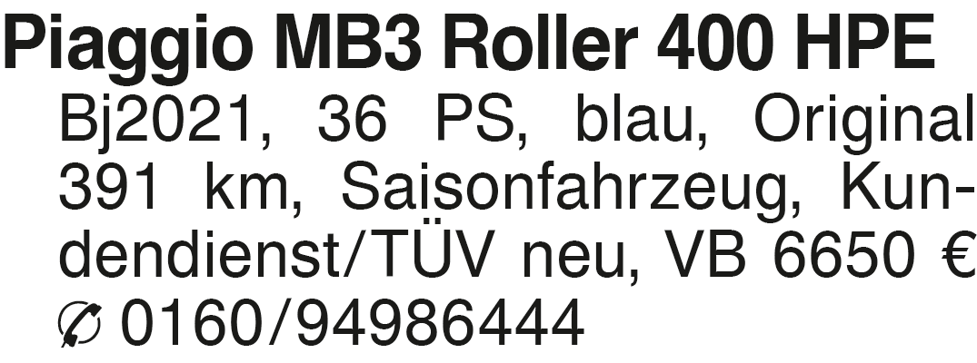 Vorschaubild der Anzeige, (Id: 2056922)
