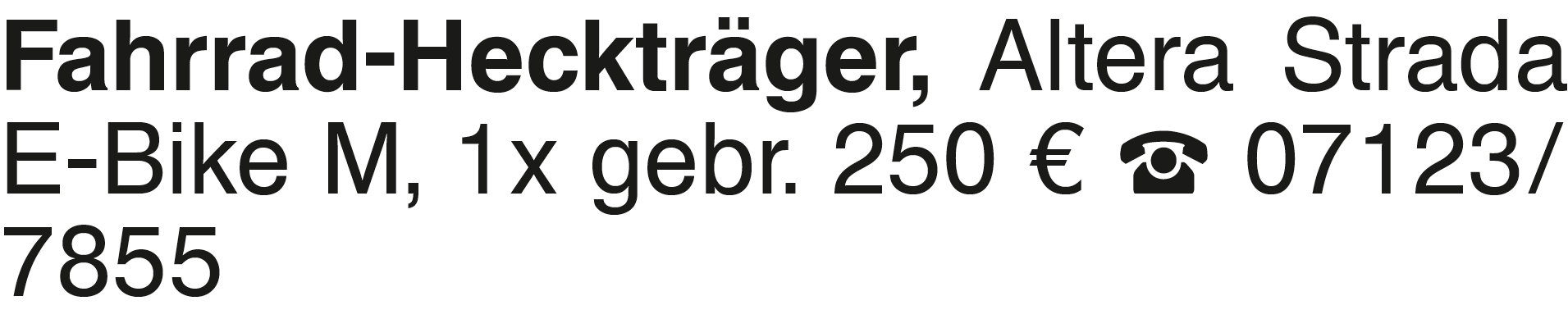 Vorschaubild der Anzeige, (Id: 2056881)