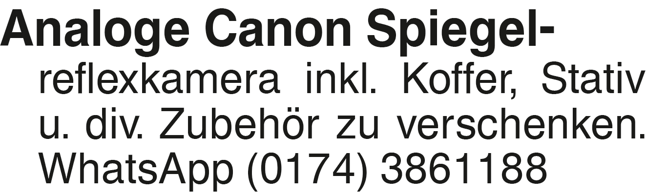 Vorschaubild der Anzeige, (Id: 2056934)