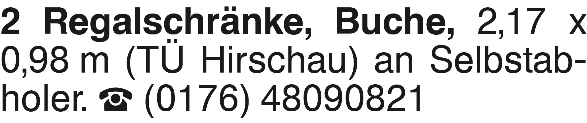Vorschaubild der Anzeige, (Id: 2056898)