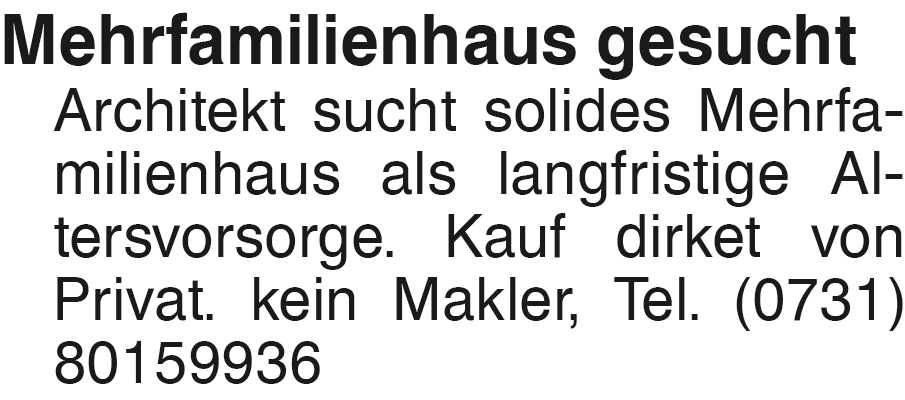 Vorschaubild der Anzeige, (Id: 2057209)