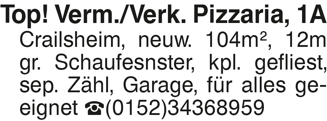 Vorschaubild der Anzeige, (Id: 2058752)