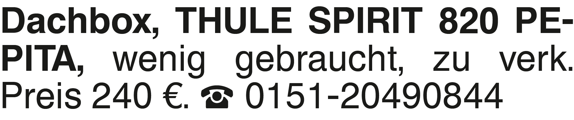 Vorschaubild der Anzeige, (Id: 2060302)