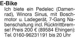 Vorschaubild der Anzeige, (Id: 2060512)