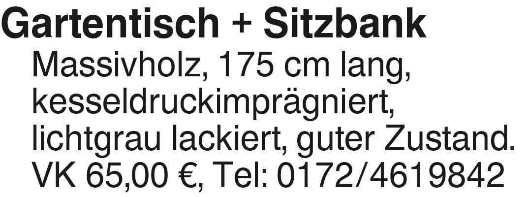 Vorschaubild der Anzeige, (Id: 2060515)