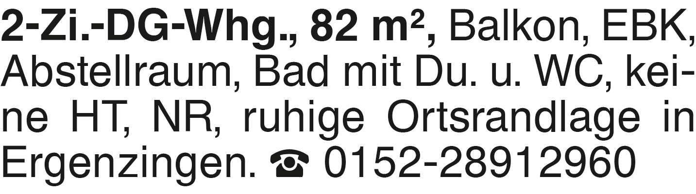 Vorschaubild der Anzeige, (Id: 2063397)