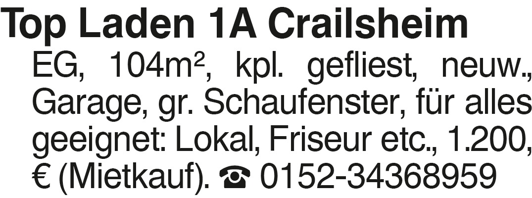 Vorschaubild der Anzeige, (Id: 2063453)