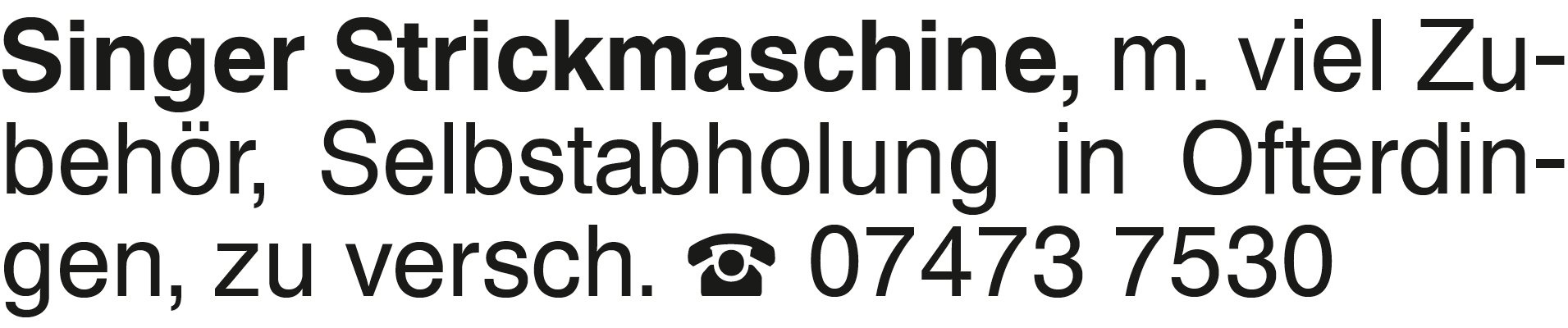 Vorschaubild der Anzeige, (Id: 2066337)