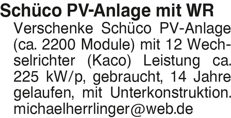 Vorschaubild der Anzeige, (Id: 2067796)