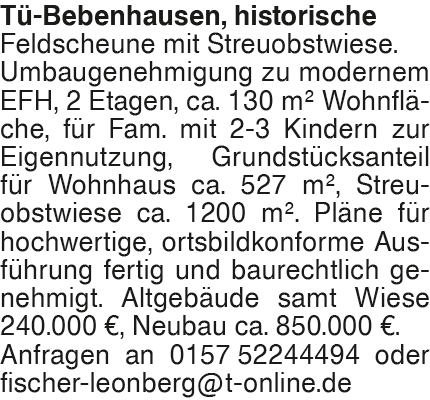 Vorschaubild der Anzeige, (Id: 2068628)