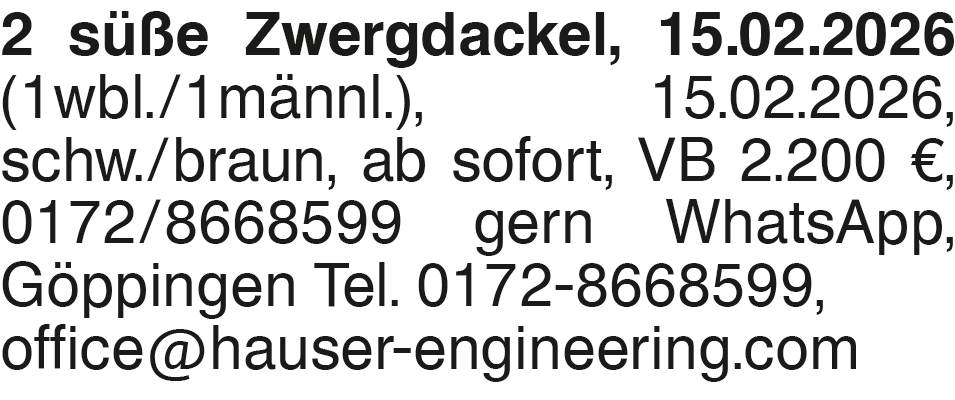 Vorschaubild der Anzeige, (Id: 2068630)