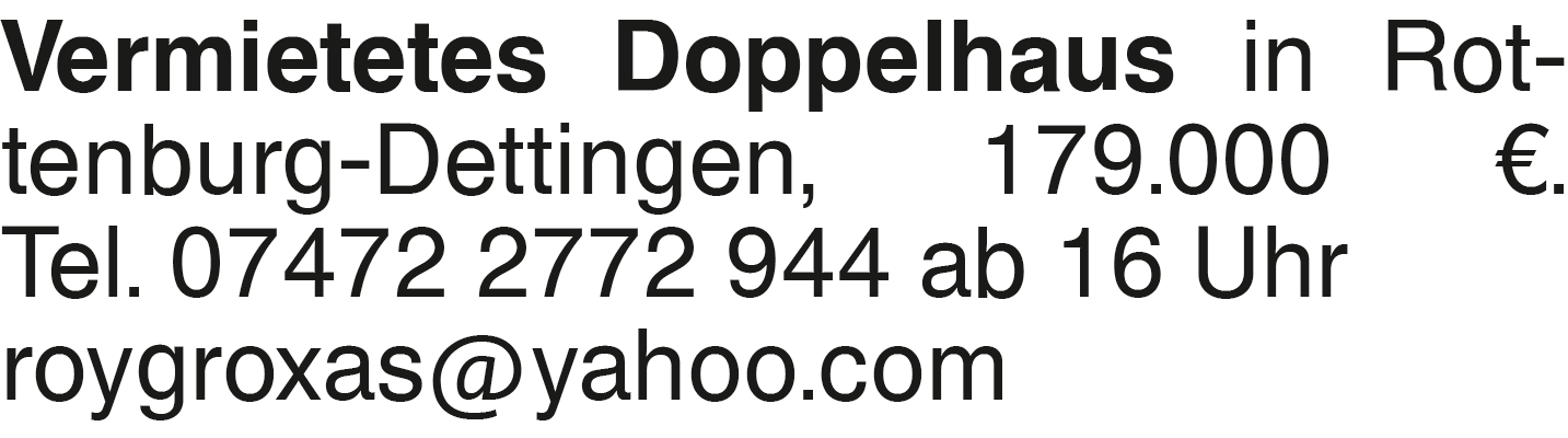 Vorschaubild der Anzeige, (Id: 2068637)
