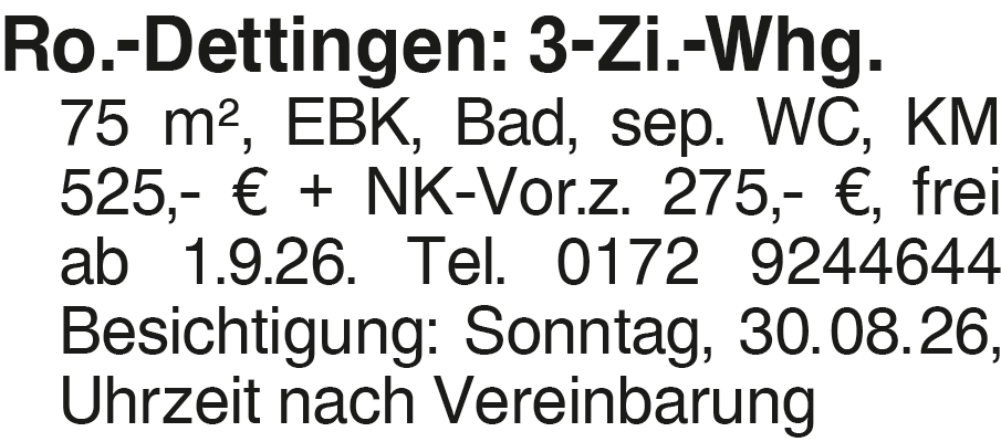 Vorschaubild der Anzeige, (Id: 2069707)