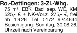 Vorschaubild der Anzeige, (Id: 2069707)