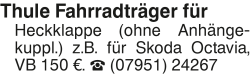 Vorschaubild der Anzeige, (Id: 2070394)