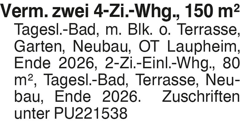 Vorschaubild der Anzeige, (Id: 2071670)