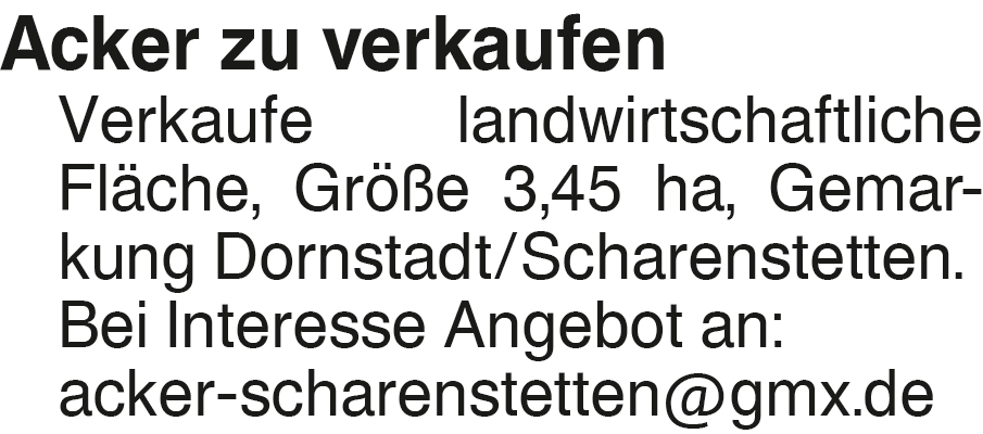 Vorschaubild der Anzeige, (Id: 2073433)