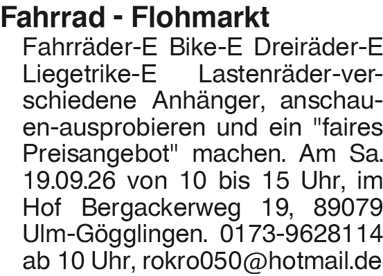 Vorschaubild der Anzeige, (Id: 2075445)