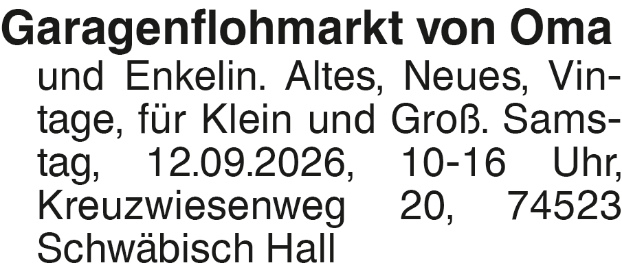 Vorschaubild der Anzeige, (Id: 2073503)