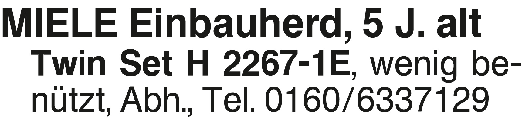 Vorschaubild der Anzeige, (Id: 2075449)
