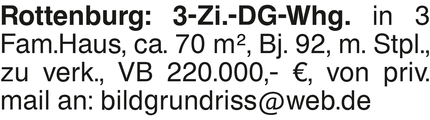 Vorschaubild der Anzeige, (Id: 2077883)