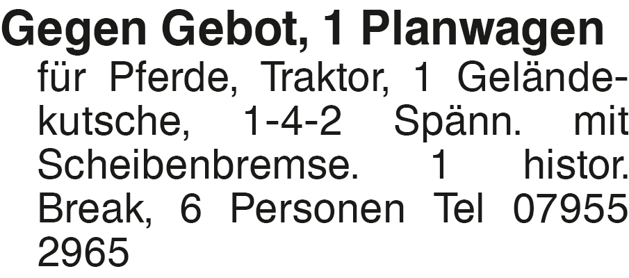 Vorschaubild der Anzeige, (Id: 2079410)