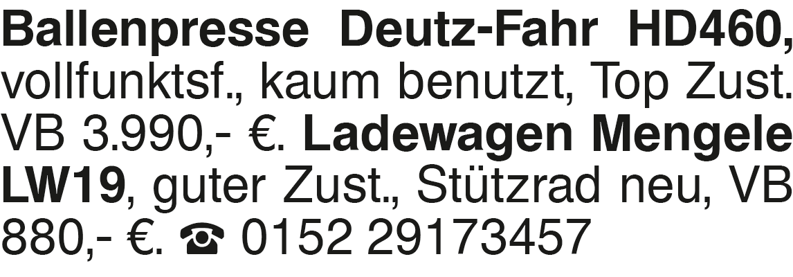 Vorschaubild der Anzeige, (Id: 2079372)