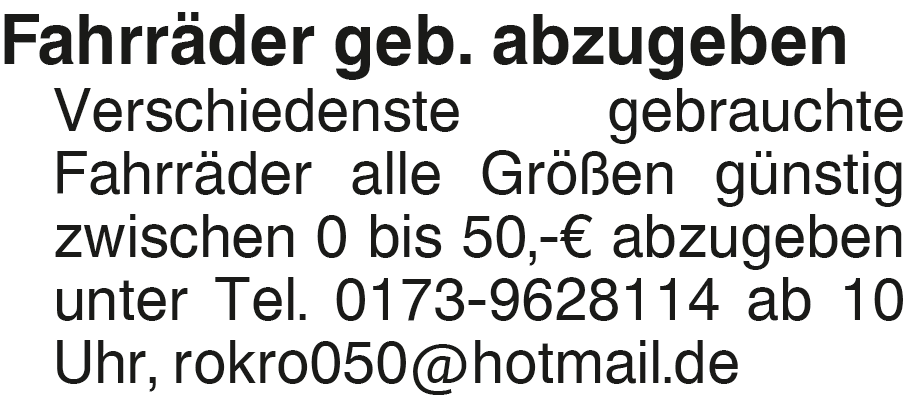 Vorschaubild der Anzeige, (Id: 2082214)