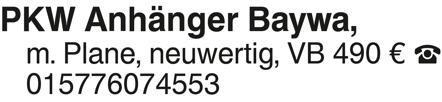 Vorschaubild der Anzeige, (Id: 2081688)