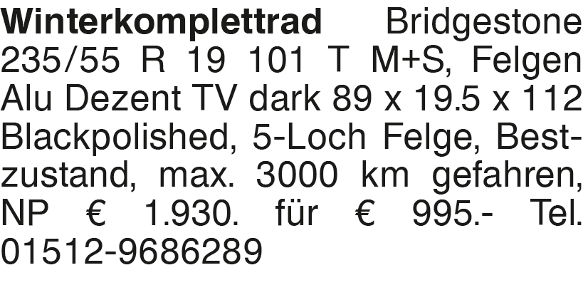 Vorschaubild der Anzeige, (Id: 2081737)