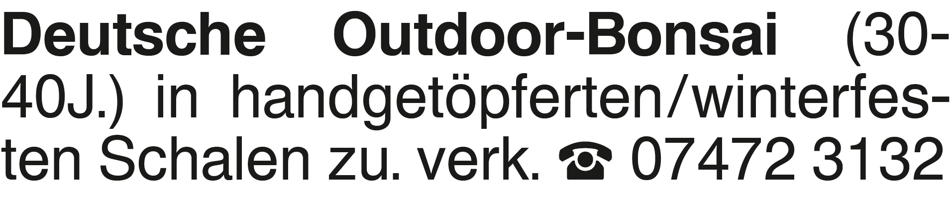 Vorschaubild der Anzeige, (Id: 2083924)