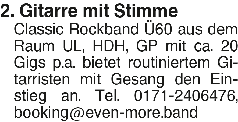 Vorschaubild der Anzeige, (Id: 2084381)