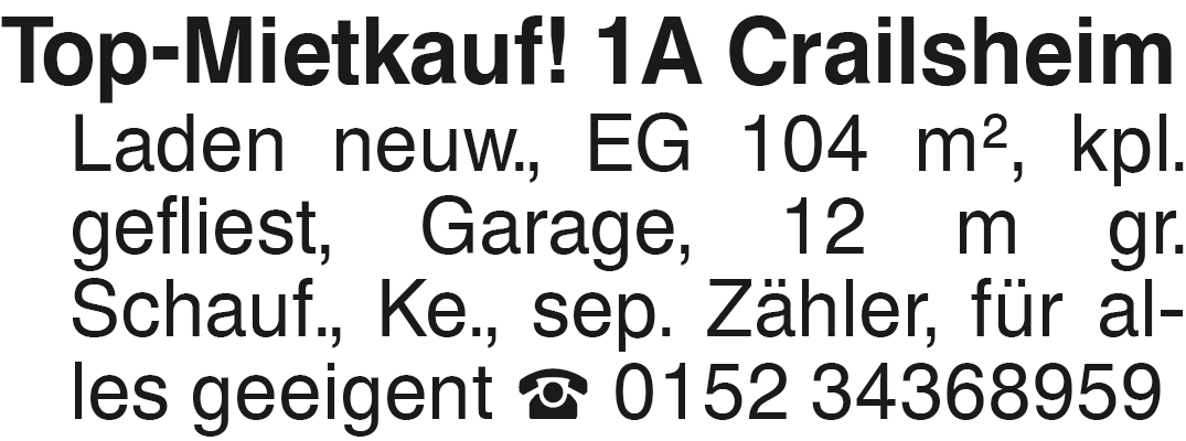 Vorschaubild der Anzeige, (Id: 2083975)