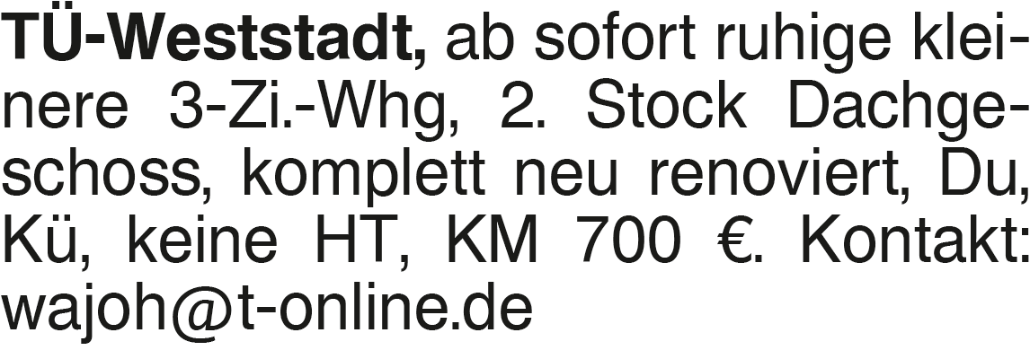 Vorschaubild der Anzeige, (Id: 2083939)