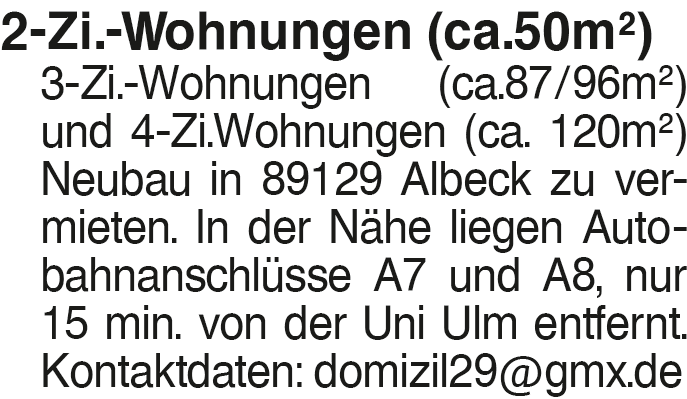 Vorschaubild der Anzeige, (Id: 2084818)