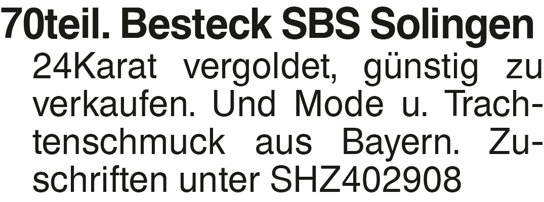 Vorschaubild der Anzeige, (Id: 2085658)
