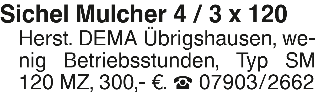 Vorschaubild der Anzeige, (Id: 2085659)