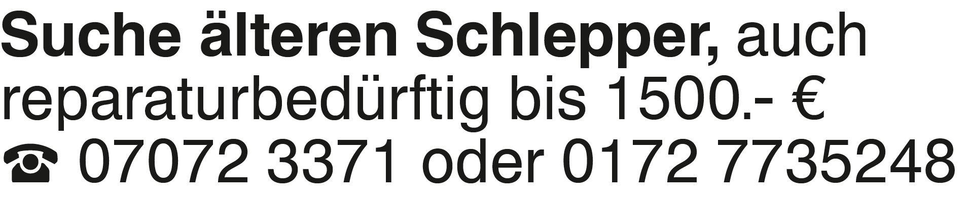 Vorschaubild der Anzeige, (Id: 2085620)
