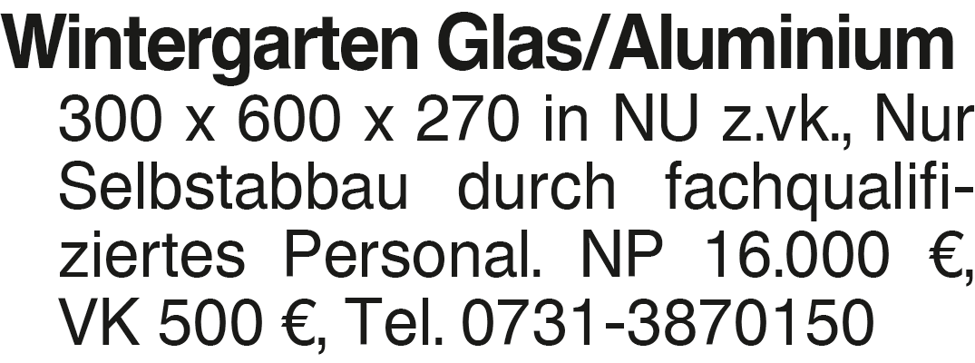 Vorschaubild der Anzeige, (Id: 2084822)
