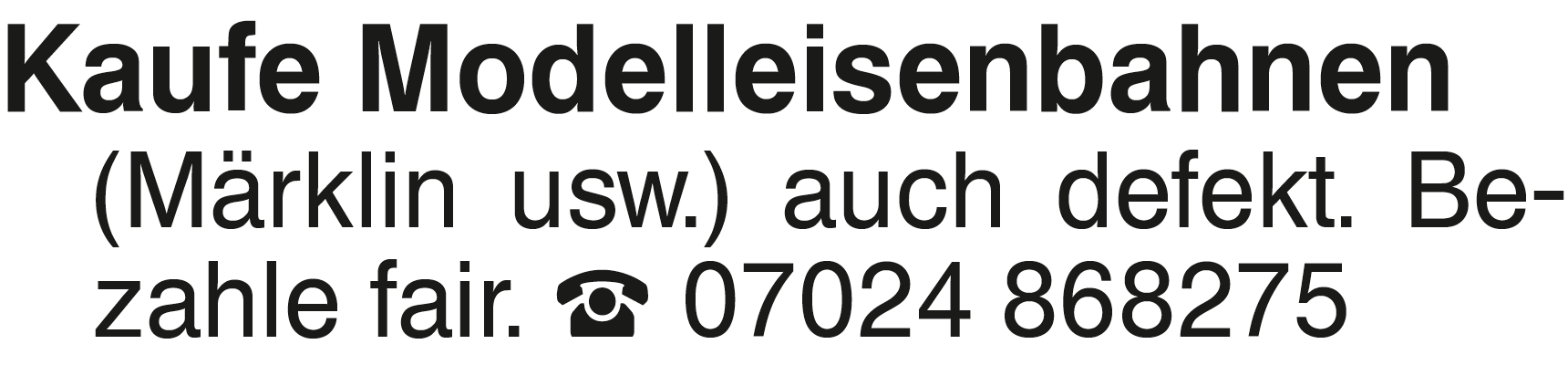 Vorschaubild der Anzeige, (Id: 2085441)