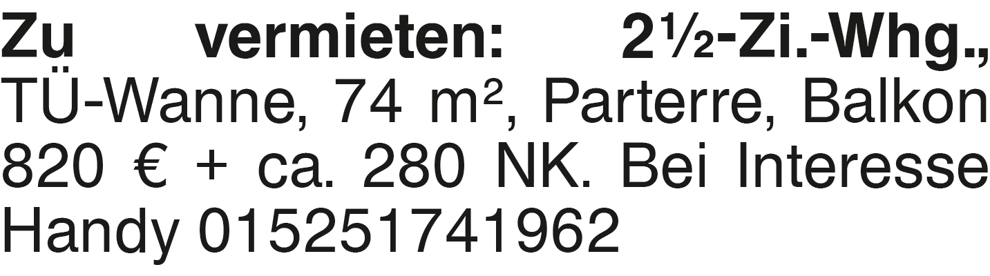 Vorschaubild der Anzeige, (Id: 2085650)