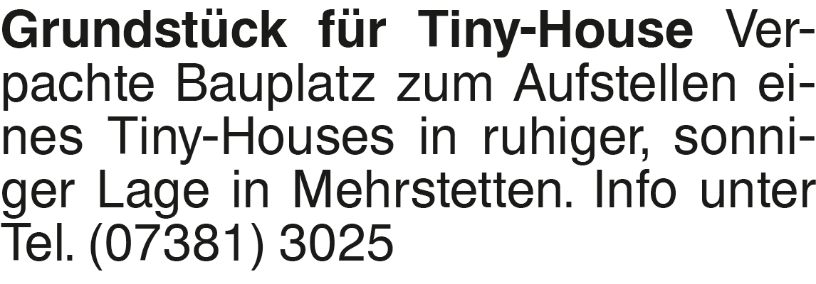 Vorschaubild der Anzeige, (Id: 2087784)
