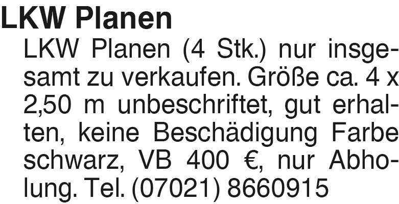 Vorschaubild der Anzeige, (Id: 2088519)